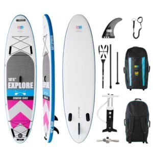 10'6" Explore - Inflatable Stand Up Paddle Board Package